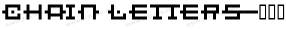 Chain Letters字体转换